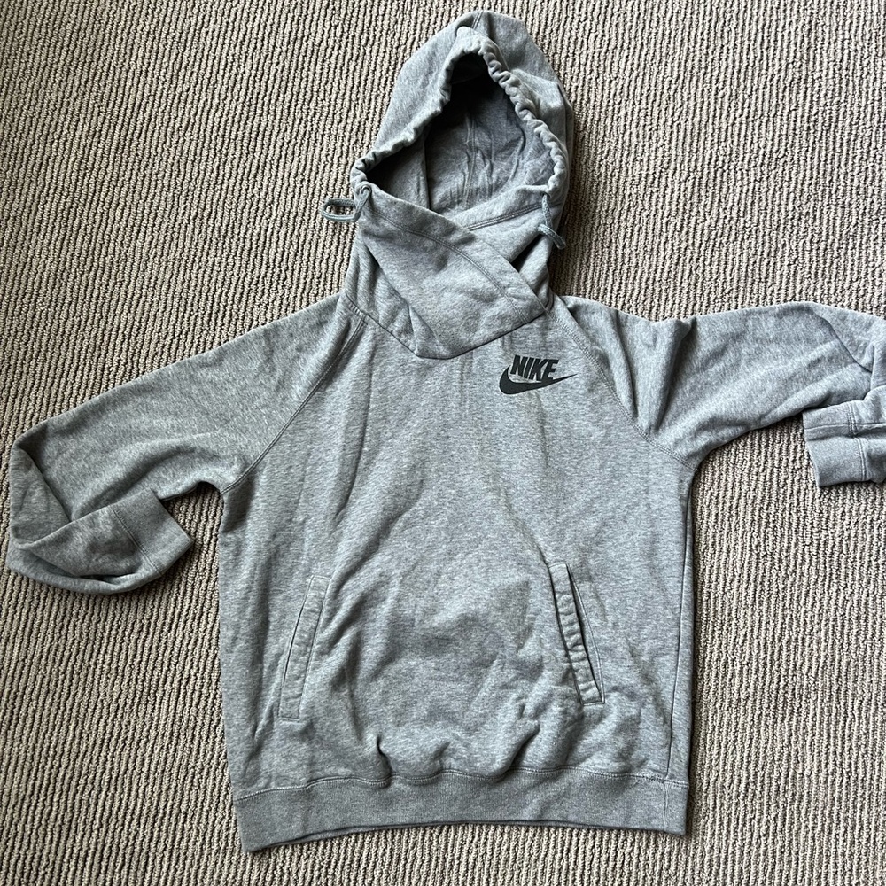 Nike Heather Gray Pullover Hoodie